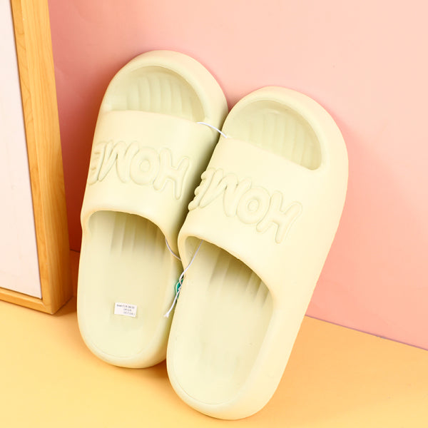 HOME couple women's household slippers size 38-39 (misty green)