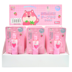 Strawberry shiba inu retractable solid glue