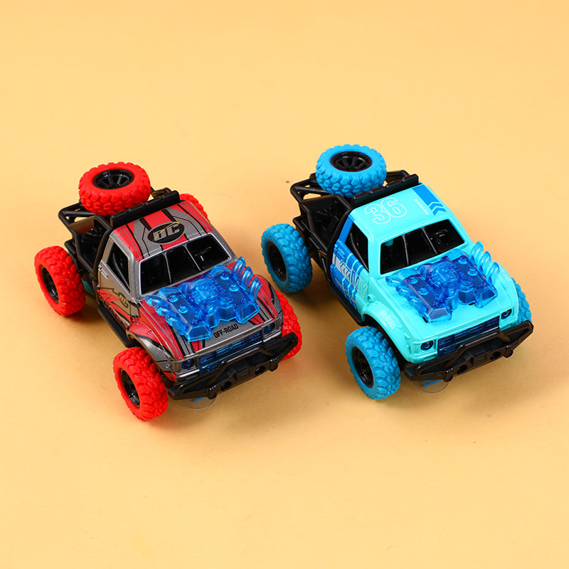 1:36 Alloy pull-back four-wheel drive SUV with light and music (including button