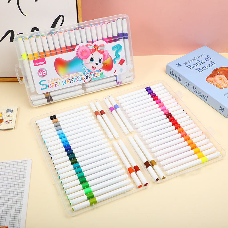 Soft-tip watercolor pen 48 colors