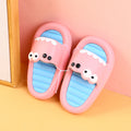 Cute dinosaur children's slippers with inner diameter 180mm (pink)