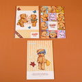 TEDDY ISLAND series suture notebook A5-horizontal line pages 30 sheets