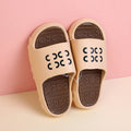 Two-tone elastic non-slip men's slippers-khaki (42-43)