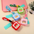 Short hair girl mini storage bag