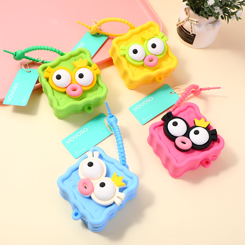 Big eyes stereo storage bag