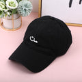 Smile washable baseball cap-black