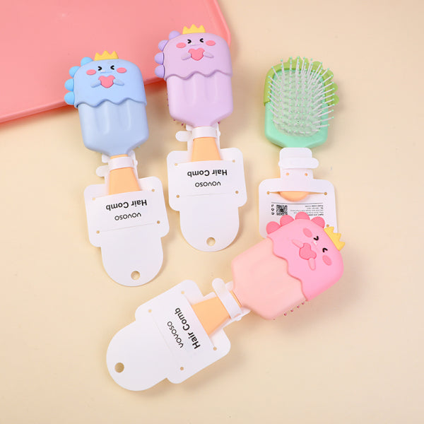 Color-changing little dinosaur prince ice cream mini massage comb-3121