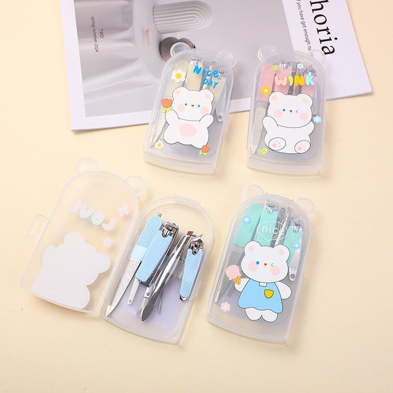 Nice day series silicone seven-piece manicure set