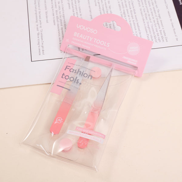 Eyebrow tweezers 2pcs set