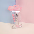 Large wide-angle eyelash curler-silver