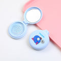 TOMARMON series foldable mirror comb-blue