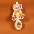 TEDDY ISLAND series mini air bag comb-light brown