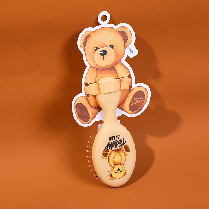 TEDDY ISLAND series mini air bag comb-light brown