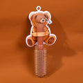 TEDDY ISLAND series curly hair comb-dark brown