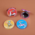 TOMARMON series round quicksand relief fashion mirror