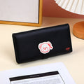 TEDDY ISLAND series women's long wallet-black