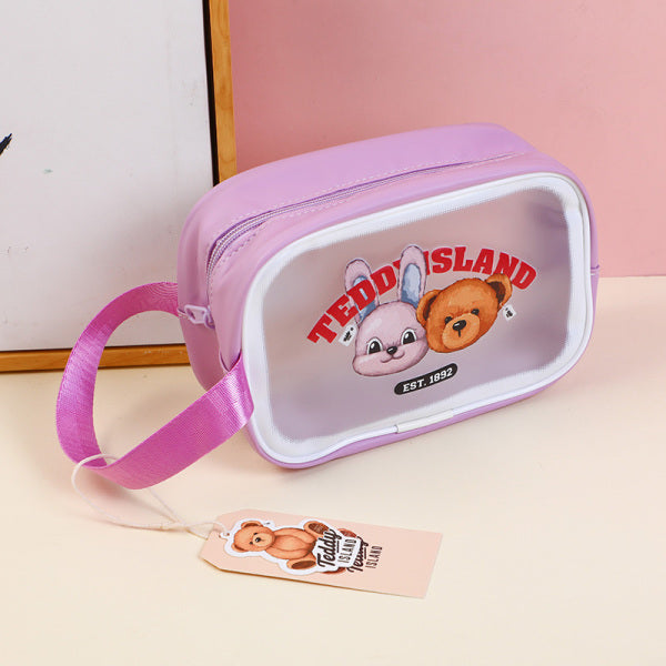 TEDDY ISLAND series toiletry handbag-small