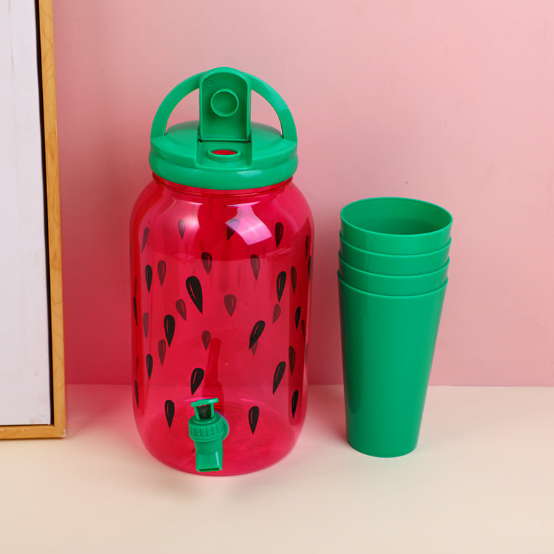 Watermelon pattern cold water jug-3.8L