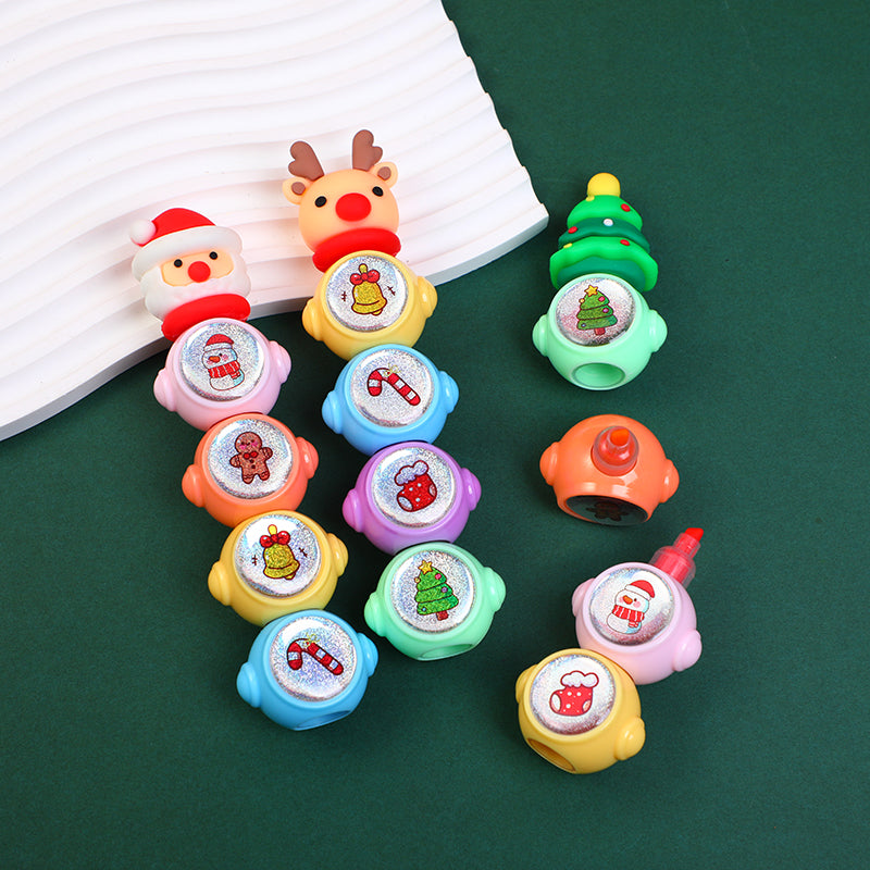 Christmas park highlighter with 4 balls