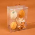 TEDDY ISLAND series beauty makeup sponge 3pcs set (with sponge holder)