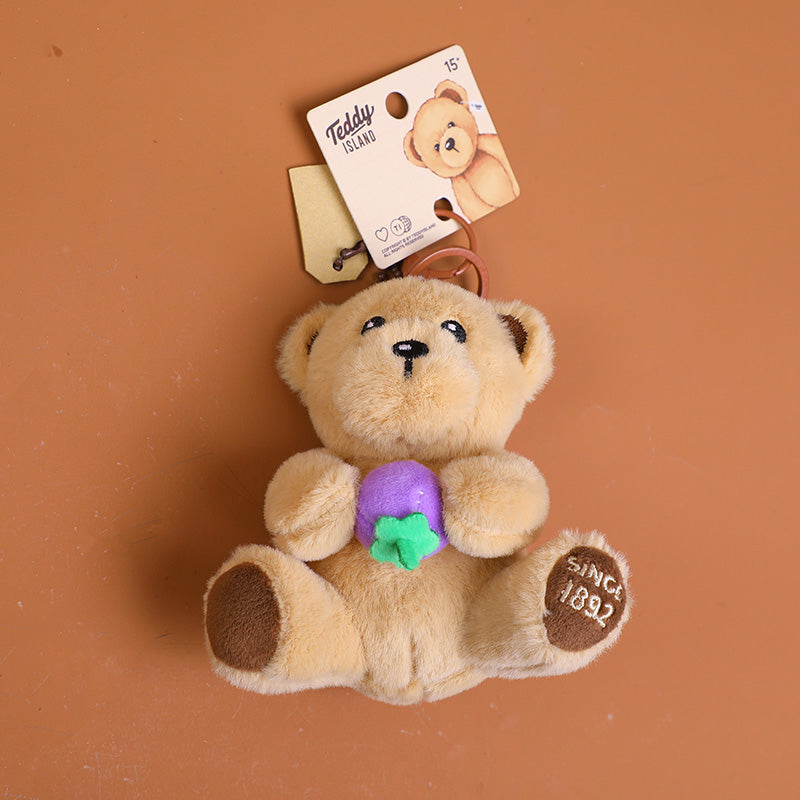 TEDDY ISLAND series sitting plush key chain
