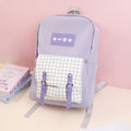 Stripes backpack-purple