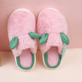 Cute bunny ears women's cotton slipper 36-37-pink