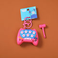 TOMARMON series whack-a-mole machine rose red key chain