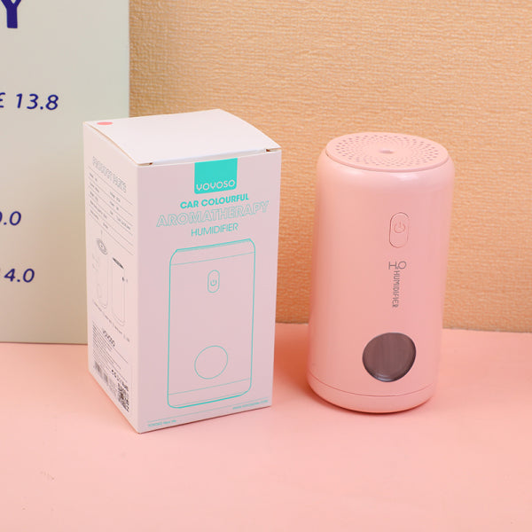 Car colourful aromatherapy humidifier-pink