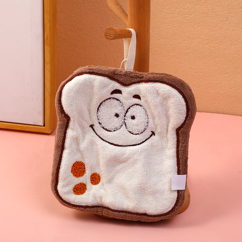 Baking toast hand towel