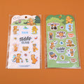 TEDDY ISLAND series happy diary foaming stickers combo set CD
