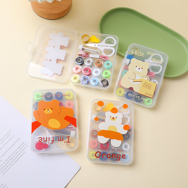 Cartoon little bear series sewing box