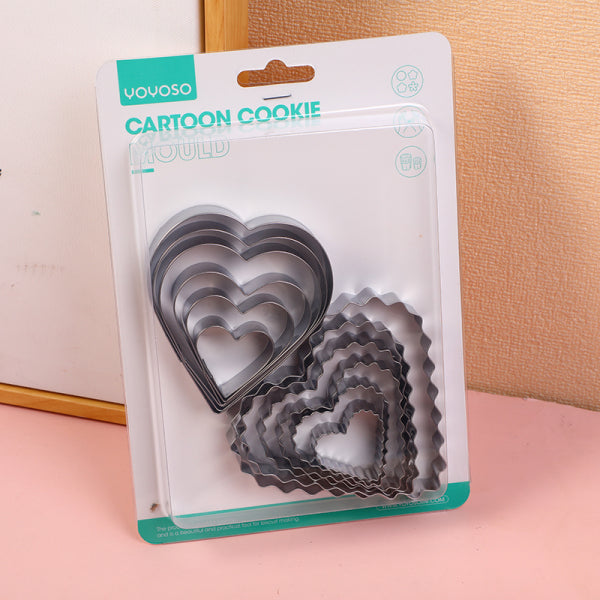 Stainless steel biscuit mold 12pcs