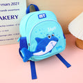 Shark children's backpack-blue