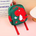 Cute dinosaur children's backpack-green