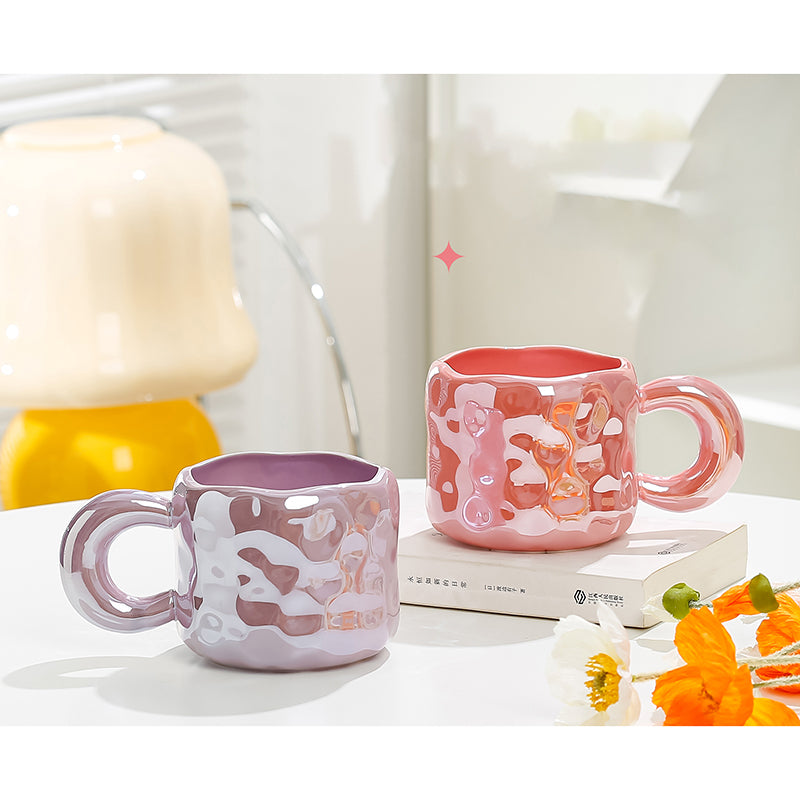 Shining glazed lovely mug-450ml