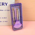 Neon colors makeup brush 5pcs set