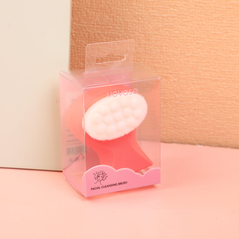 Slim waist facial cleansing brush-pink