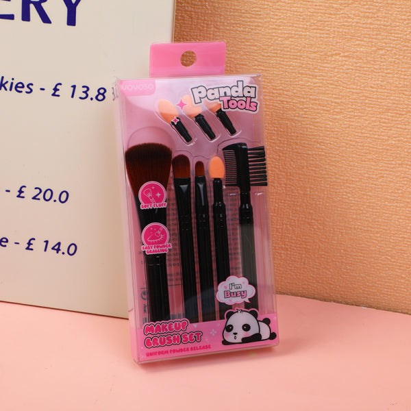 Panda series-5pcs makeup brush set