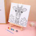 DIY painting set-giraffe (with easel) 30*30