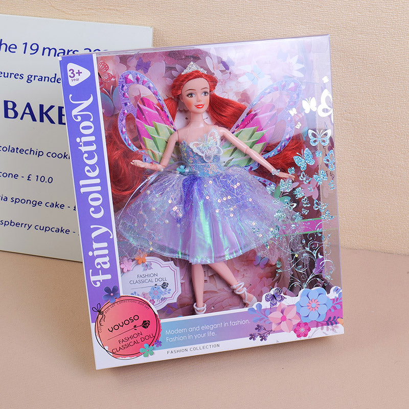 Butterfly wings series 11-joint purple doll-29cm