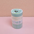 Green plum bubble plaid tape 4pcs