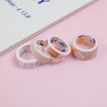 Warm shimmer plaid tape 4pcs