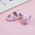 Summer dream plaid tape 4pcs
