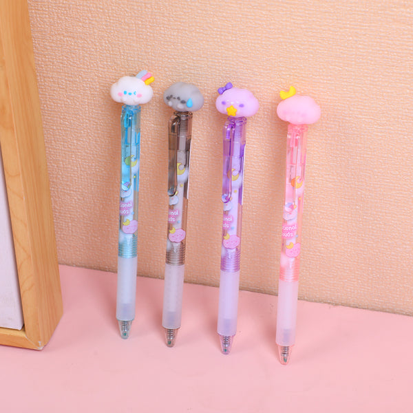 Mood small cloud erasable gel pen-blue