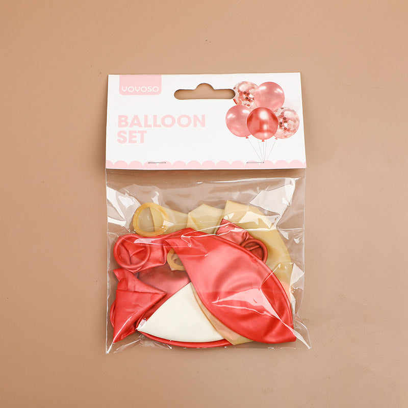 Party Series Rose Gold Balloon Set-6pcs