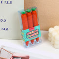 Carrot Eraser 3pcs