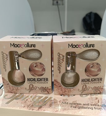 brown cute highlighter powder
