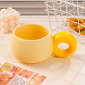 HS-TCB6001 Round-Belly Circle Mug 320ml - Yellow