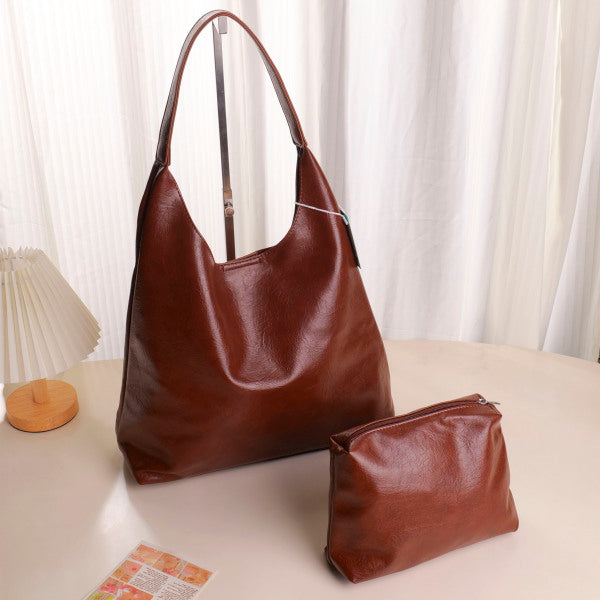 Versatile Underarm Bag - Brown